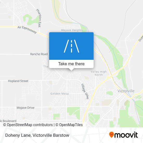 Doheny Lane map