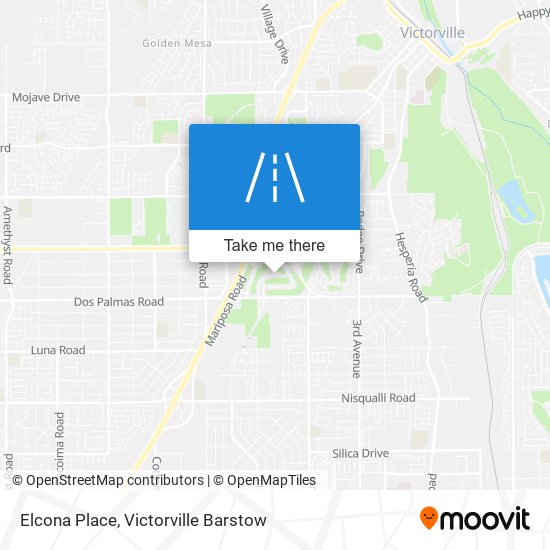 Elcona Place map
