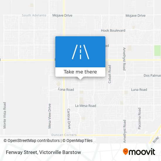 Fenway Street map