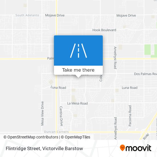 Flintridge Street map