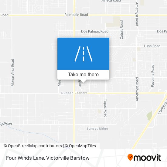 Mapa de Four Winds Lane