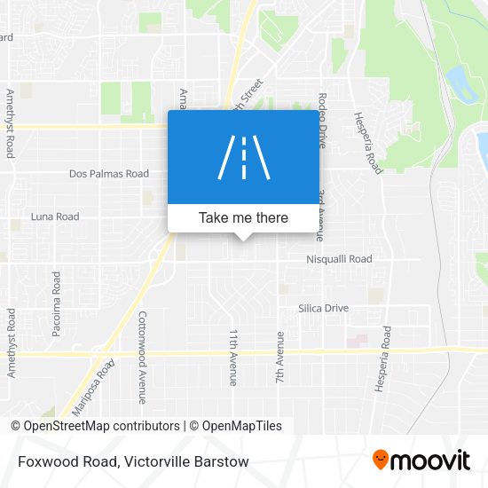 Foxwood Road map