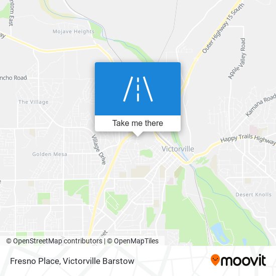 Fresno Place map