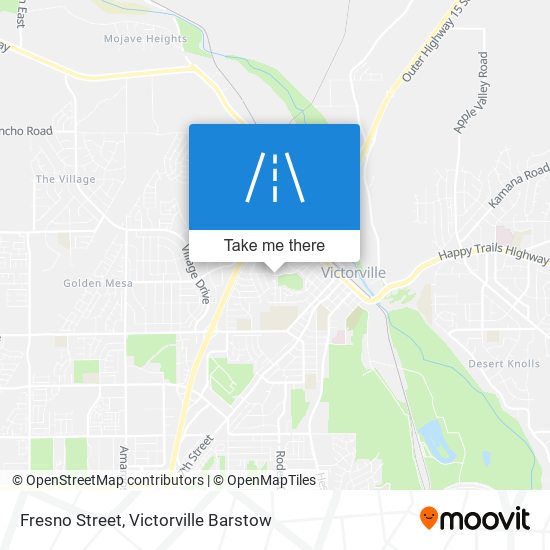 Mapa de Fresno Street