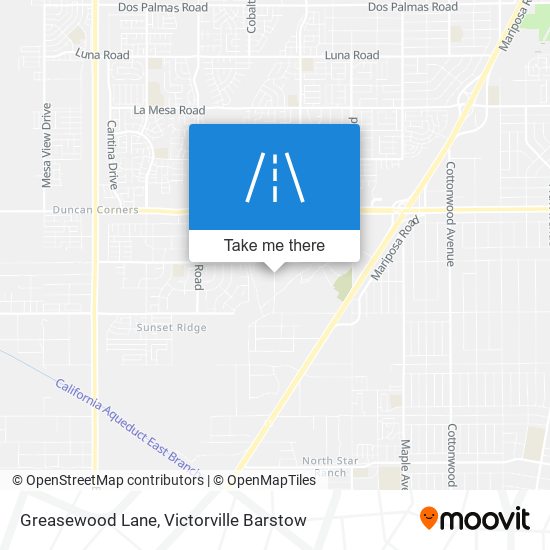 Mapa de Greasewood Lane