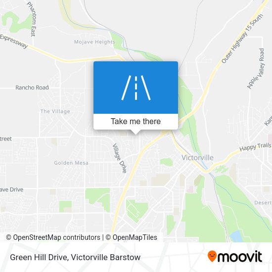 Green Hill Drive map