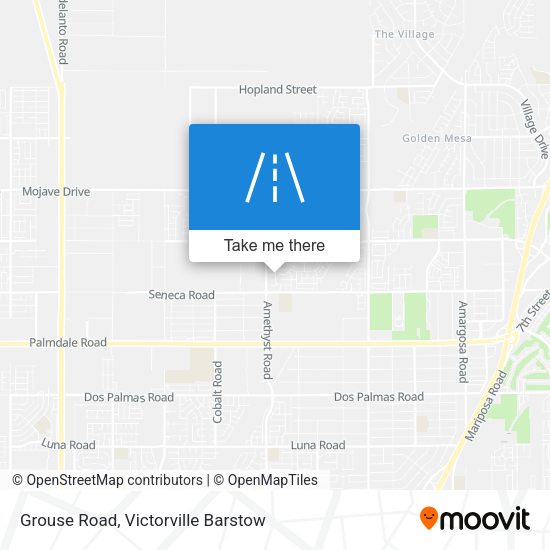 Grouse Road map