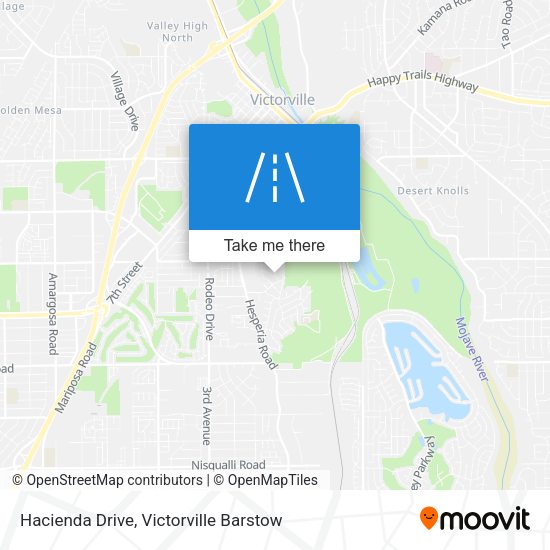 Mapa de Hacienda Drive