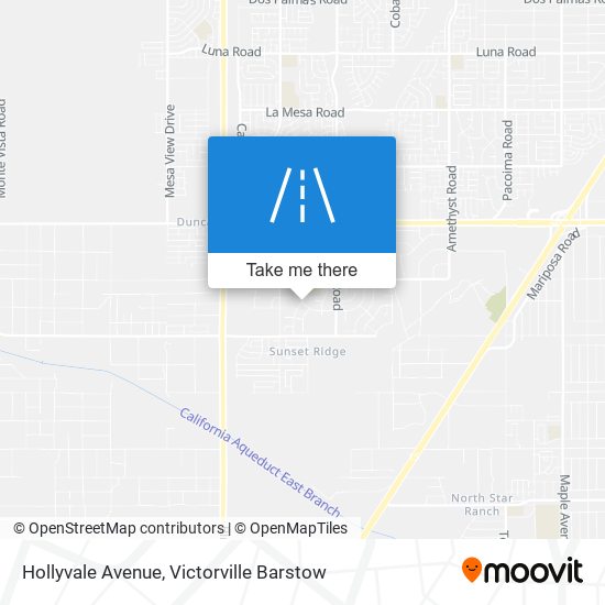 Mapa de Hollyvale Avenue