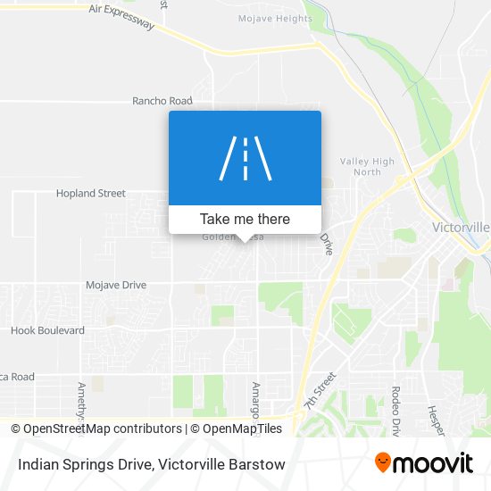 Mapa de Indian Springs Drive