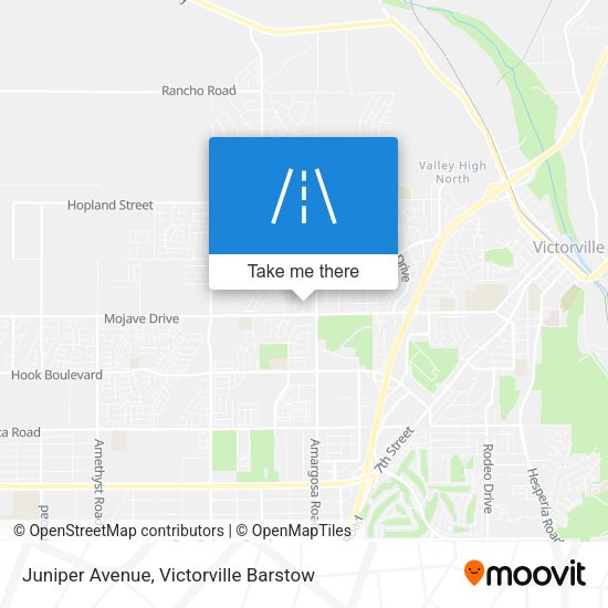 Juniper Avenue map