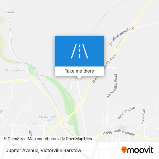Jupiter Avenue map