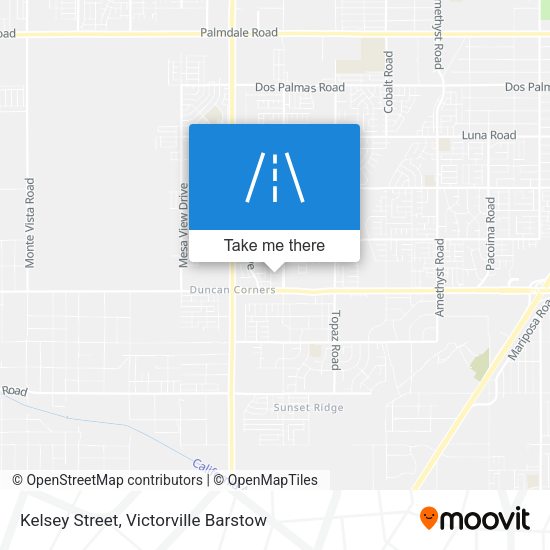 Kelsey Street map