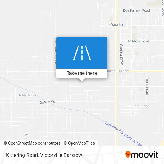 Mapa de Kittering Road