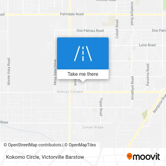 Kokomo Circle map