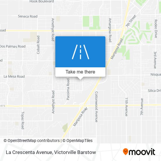 La Crescenta Avenue map