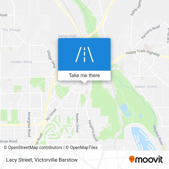 Lacy Street map
