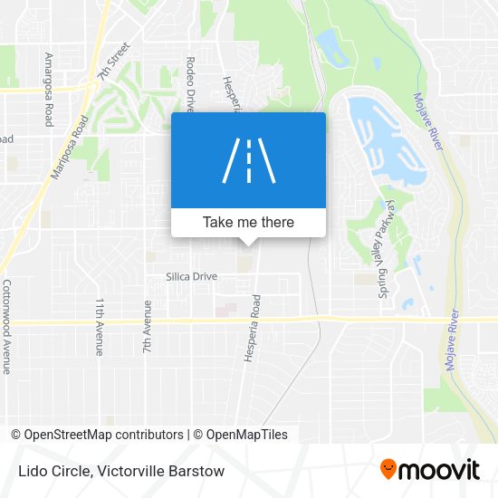 Lido Circle map