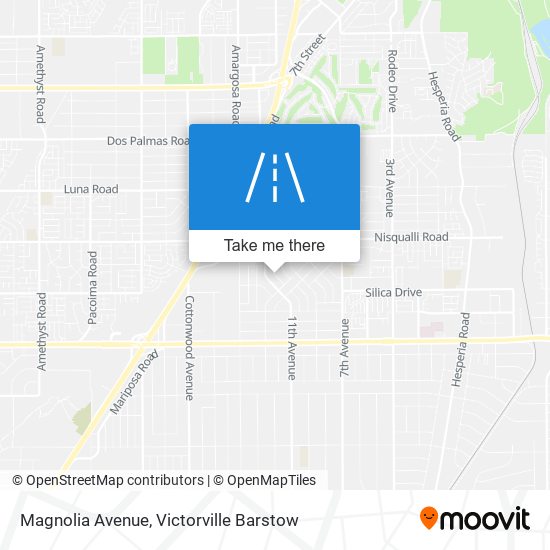 Mapa de Magnolia Avenue