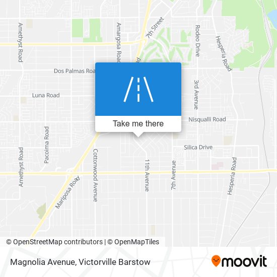 Magnolia Avenue map