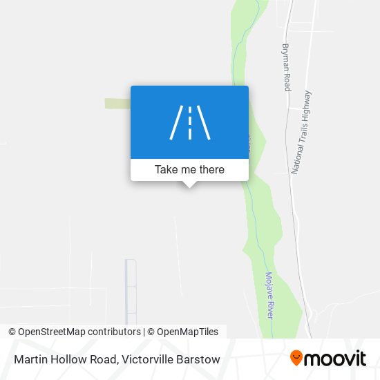 Martin Hollow Road map