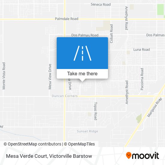 Mapa de Mesa Verde Court