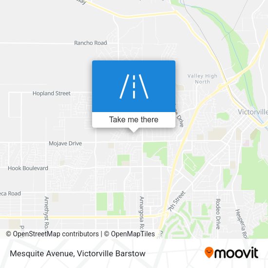 Mapa de Mesquite Avenue