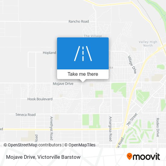 Mapa de Mojave Drive