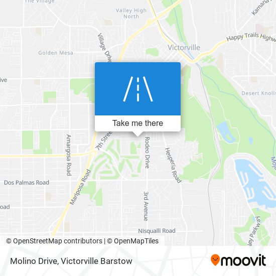 Molino Drive map