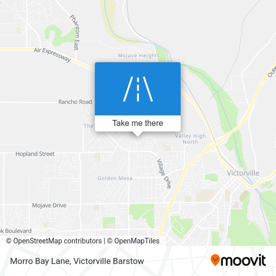 Morro Bay Lane map