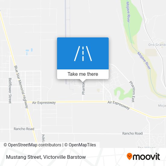 Mustang Street map