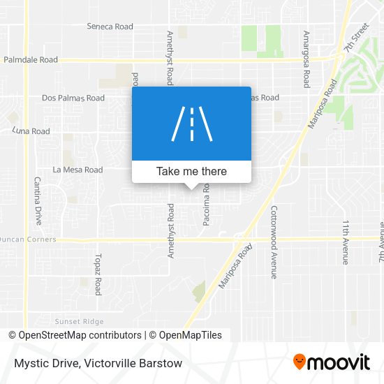 Mystic Drive map