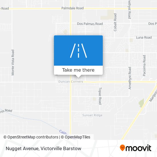 Mapa de Nugget Avenue
