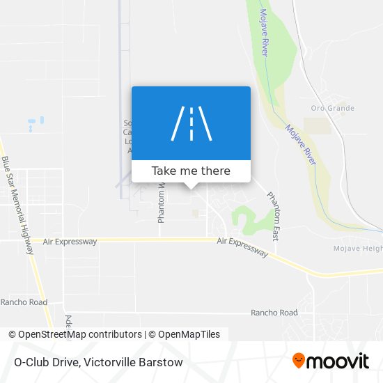 O-Club Drive map