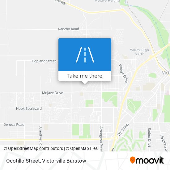 Mapa de Ocotillo Street