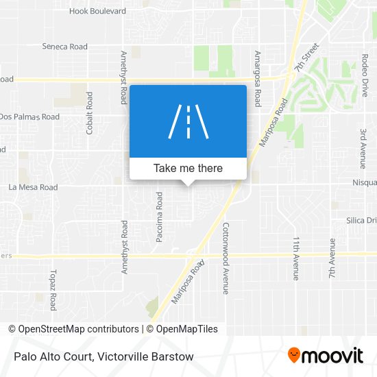 Mapa de Palo Alto Court