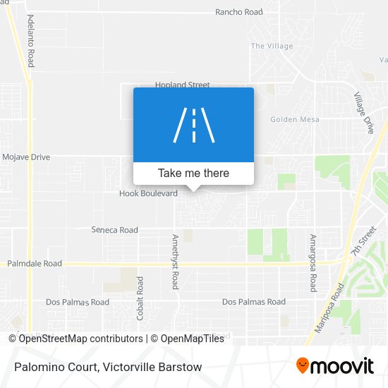 Palomino Court map
