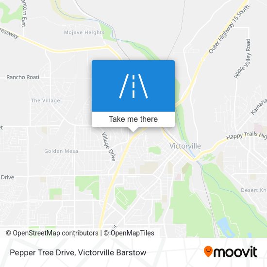 Pepper Tree Drive map