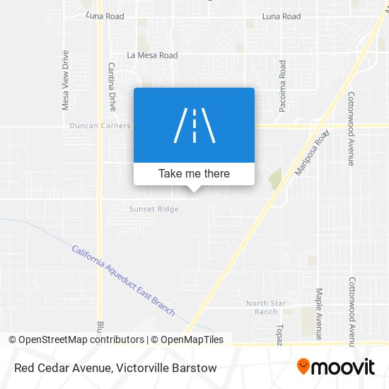 Red Cedar Avenue map