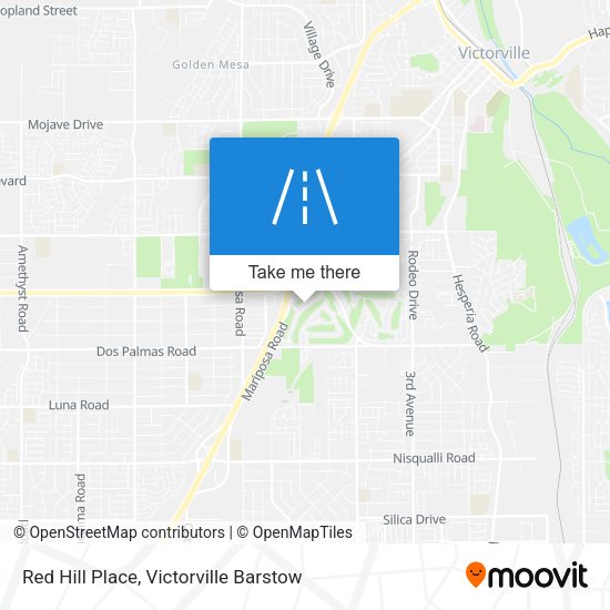 Red Hill Place map