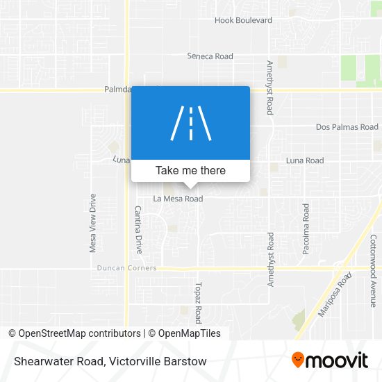 Shearwater Road map