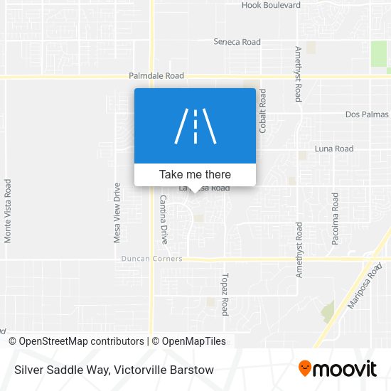 Mapa de Silver Saddle Way