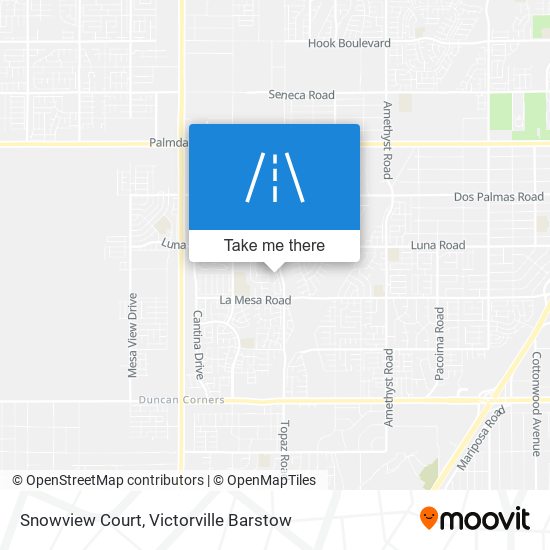 Snowview Court map