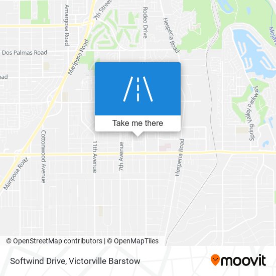 Softwind Drive map