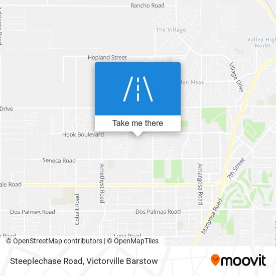 Mapa de Steeplechase Road