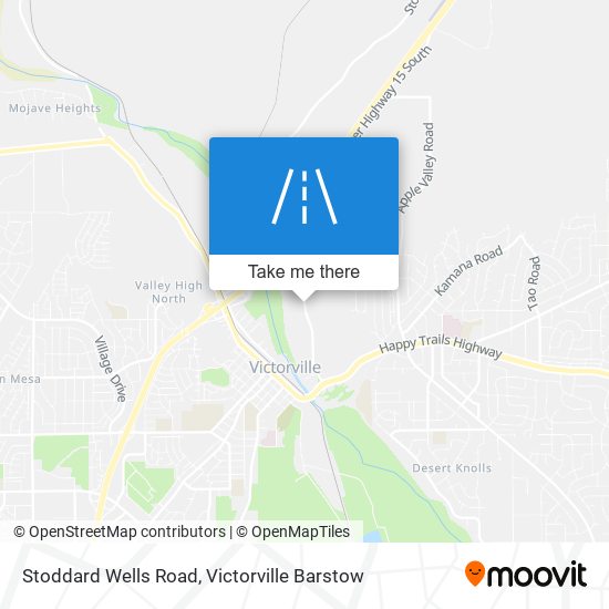 Mapa de Stoddard Wells Road