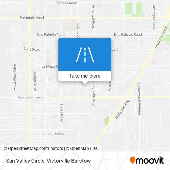 Mapa de Sun Valley Circle