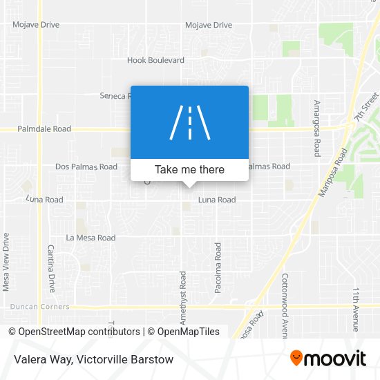 Valera Way map