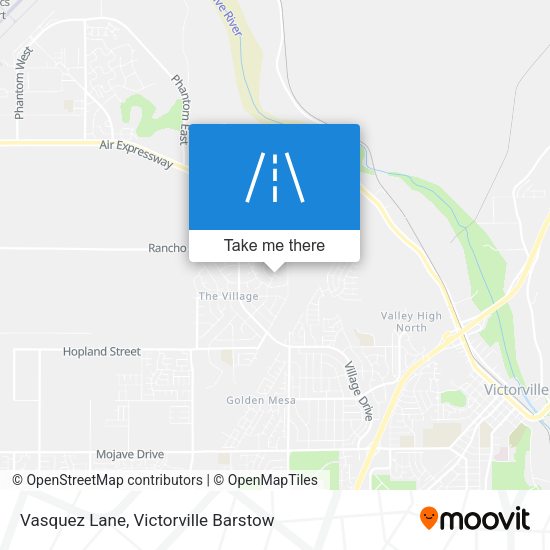 Vasquez Lane map