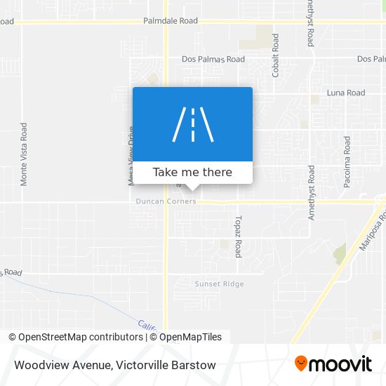 Mapa de Woodview Avenue